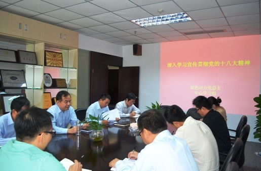 IM电竞集团党总支组织学习十八大精神